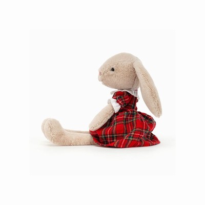 Jellycat Lottie Bunny Tartan Australia | 014865ZDO